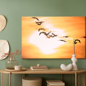 Peinture sur toile Oiseaux Cormorans – Image 5