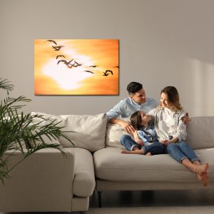 Peinture sur toile Oiseaux Cormorans – Image 7