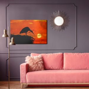 Peinture sur toile Oiseau Dans Le Nid – Image 4