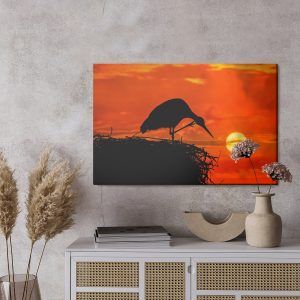 Peinture sur toile Oiseau Dans Le Nid – Image 3