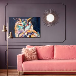Peinture sur toile Hibou Comme Peint – Image 4