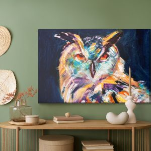 Peinture sur toile Hibou Comme Peint – Image 5