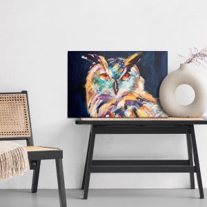 Peinture sur toile Hibou Comme Peint – Image 6