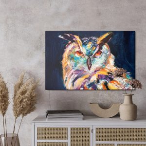 Peinture sur toile Hibou Comme Peint – Image 3