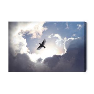 Peinture sur toile Oiseau Sur Fond De Ciel – Image 2