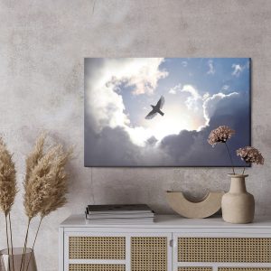 Peinture sur toile Oiseau Sur Fond De Ciel – Image 3