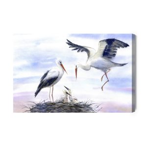 Peinture sur toile Stroch Aux Couleurs D'aqaurell – Image 2