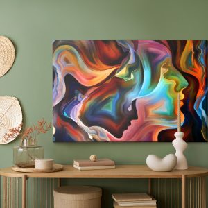 Peinture sur toile Visages Abstraits – Image 5