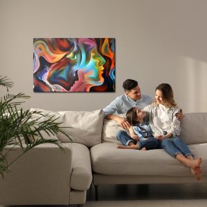Peinture sur toile Visages Abstraits – Image 7