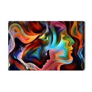 Peinture sur toile Visages Abstraits – Image 2