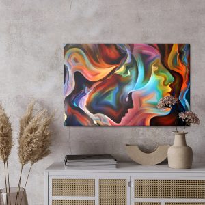Peinture sur toile Visages Abstraits – Image 3