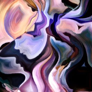 Peinture sur toile L'abstraction Et Les Visages – Image 1