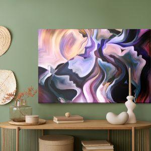 Peinture sur toile L'abstraction Et Les Visages – Image 5