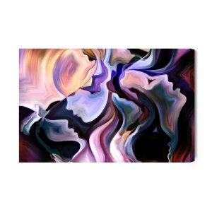 Peinture sur toile L'abstraction Et Les Visages – Image 2