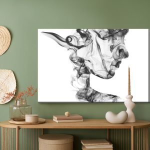Peinture sur toile Femme Abstraite De Fumée – Image 5