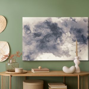 Peinture sur toile Nuages ​​Sombres Abstraits – Image 5