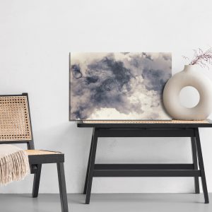 Peinture sur toile Nuages ​​Sombres Abstraits – Image 6
