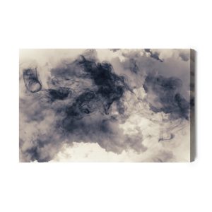 Peinture sur toile Nuages ​​Sombres Abstraits – Image 2