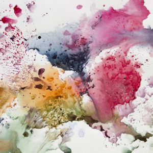 Peinture sur toile Aquarelle Abstraite – Image 1