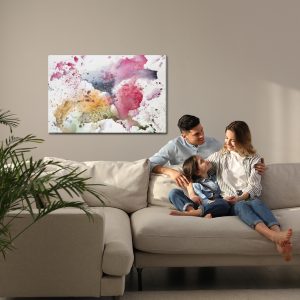 Peinture sur toile Aquarelle Abstraite – Image 7