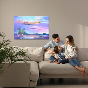 Peinture sur toile Le Paysage Abstrait – Image 7
