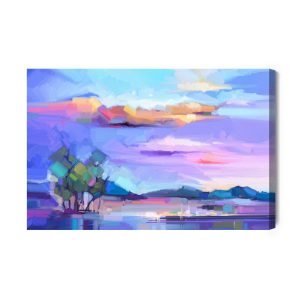 Peinture sur toile Le Paysage Abstrait – Image 2