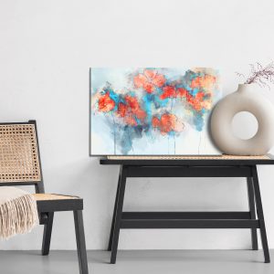 Peinture sur toile Coquelicots Aquarelles – Image 6