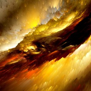 Peinture sur toile Ciel Orageux Abstrait – Image 1