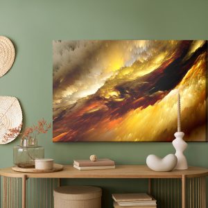 Peinture sur toile Ciel Orageux Abstrait – Image 5