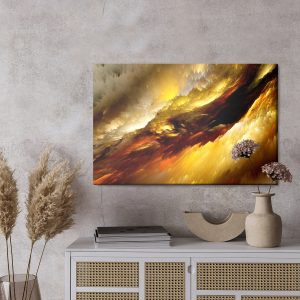 Peinture sur toile Ciel Orageux Abstrait – Image 3