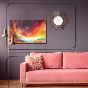 Peinture sur toile Les Couleurs Abstraites Du Ciel – Image 4