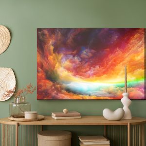 Peinture sur toile Les Couleurs Abstraites Du Ciel – Image 5