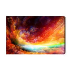 Peinture sur toile Les Couleurs Abstraites Du Ciel – Image 2