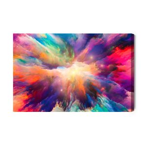 Peinture sur toile Une Explosion Abstraite De Couleurs – Image 2