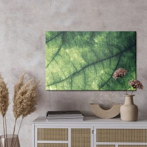 Peinture sur toile Texture De Feuille Abstraite – Image 3