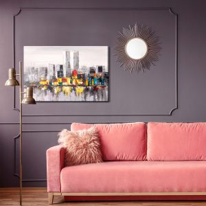 Peinture sur toile Peinture Abstraite New York City – Image 4
