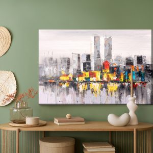 Peinture sur toile Peinture Abstraite New York City – Image 5