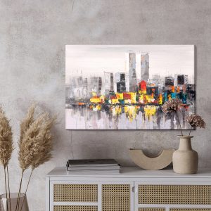 Peinture sur toile Peinture Abstraite New York City – Image 3