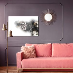 Peinture sur toile Guitare Abstraite – Image 4