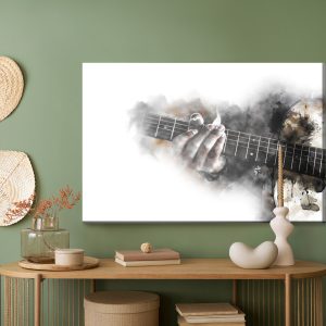 Peinture sur toile Guitare Abstraite – Image 5