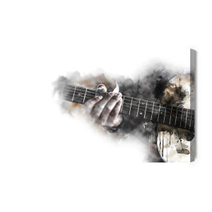 Peinture sur toile Guitare Abstraite – Image 2