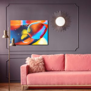 Peinture sur toile Gouttes Abstraites Colorées – Image 4
