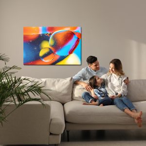 Peinture sur toile Gouttes Abstraites Colorées – Image 7