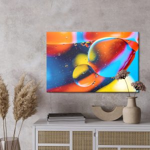 Peinture sur toile Gouttes Abstraites Colorées – Image 3