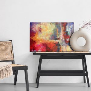 Peinture sur toile Abstraction Contemporaine Colorée – Image 6