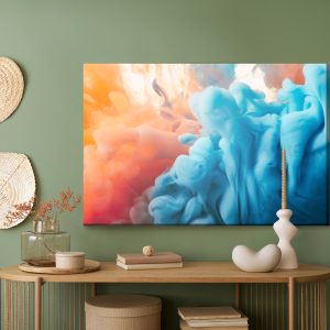 Peinture sur toile L'abstraction Avec De La Peinture De Couleur – Image 5