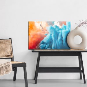 Peinture sur toile L'abstraction Avec De La Peinture De Couleur – Image 6