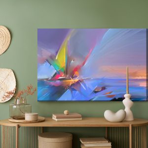 Peinture sur toile Bateau Abstrait – Image 5