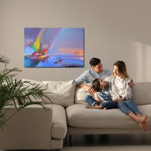Peinture sur toile Bateau Abstrait – Image 7