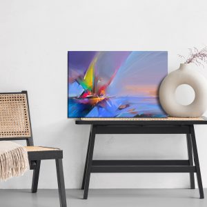 Peinture sur toile Bateau Abstrait – Image 6